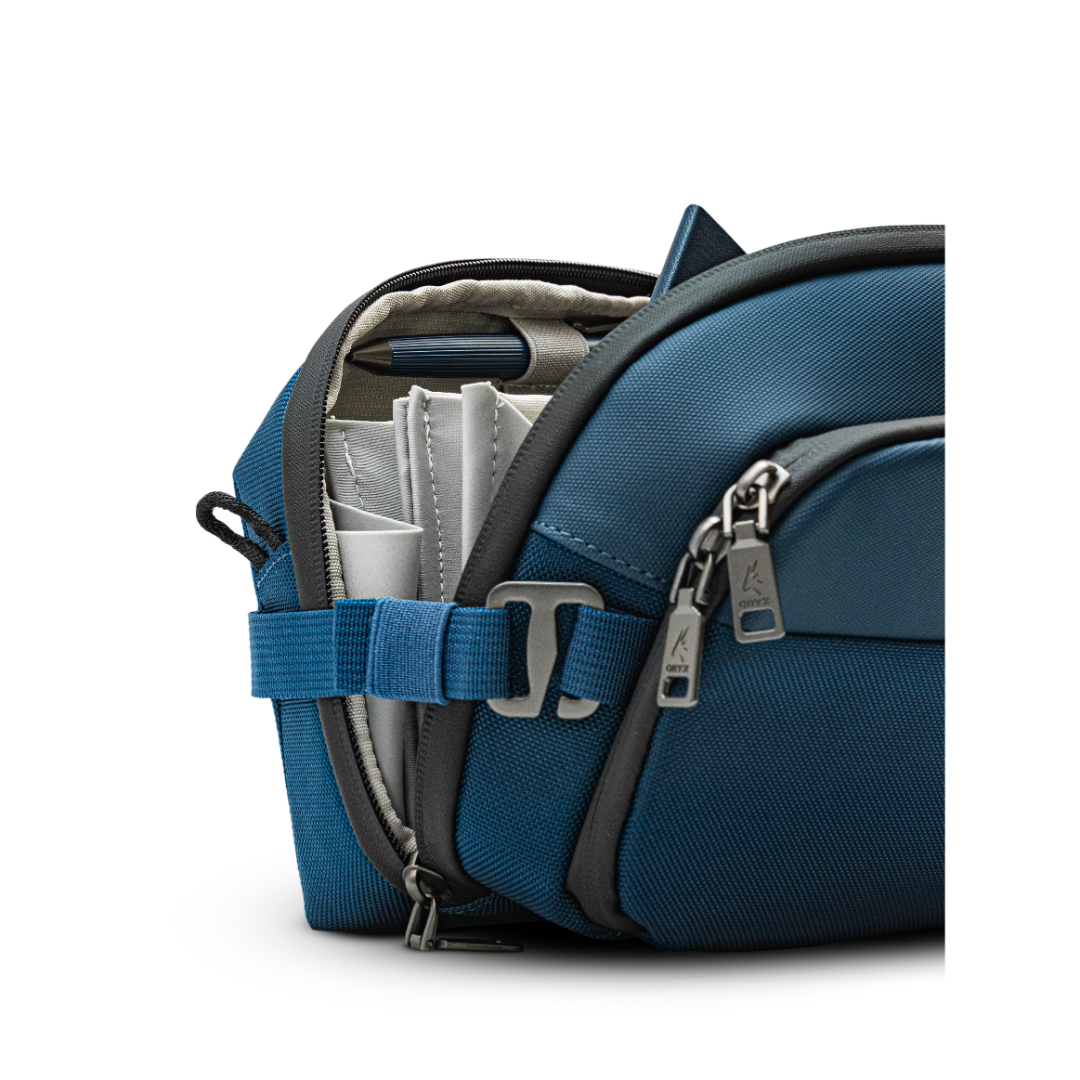 O-Elite Black Waterproof Electronics Organizer Bag