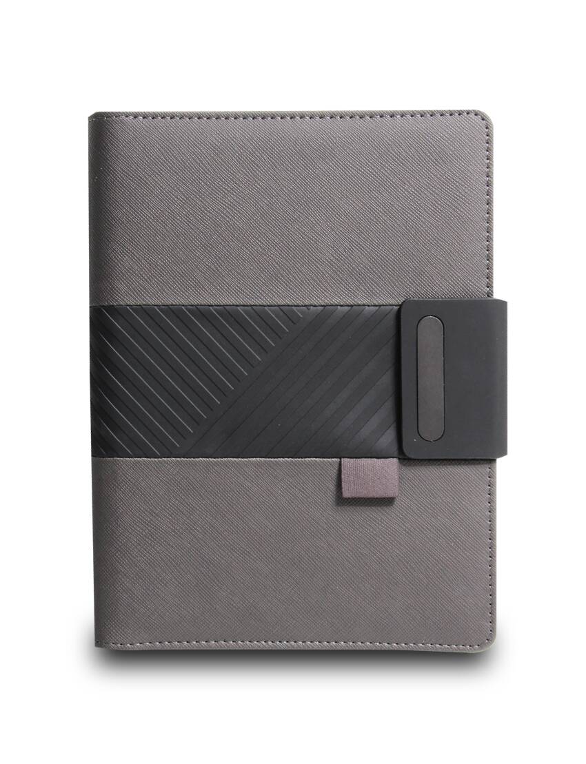 TRENDY ORGANIZER PLUS - A5 Notebook with Signature Design and Built-in Mobile Stand
