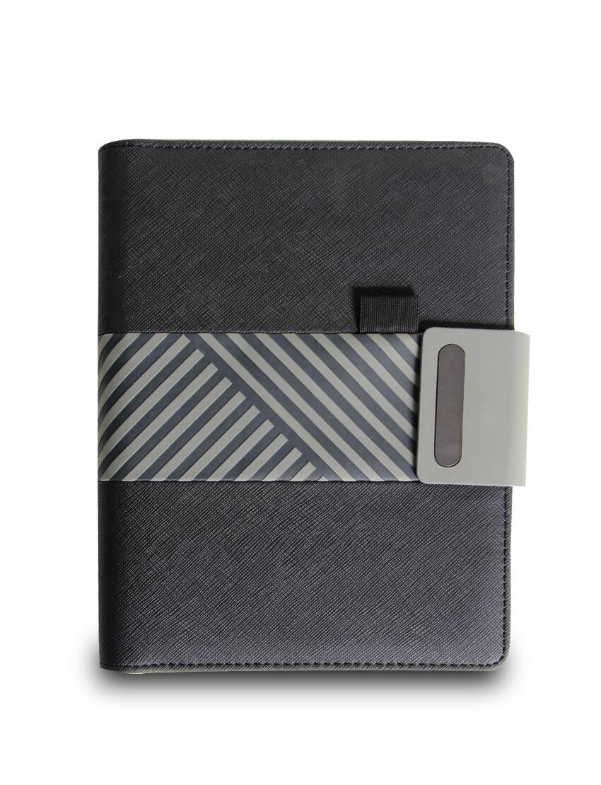 TRENDY ORGANIZER PLUS - A5 Notebook with Signature Design and Built-in Mobile Stand