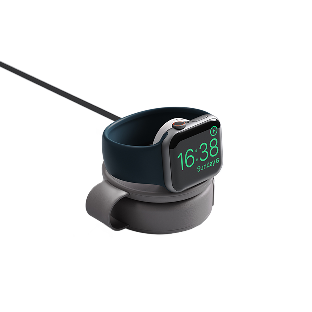 2n1 YOYO – Compact 15W Wireless Charger with Retractable Cable & Dual Watch Compatibility for Apple & Samsung