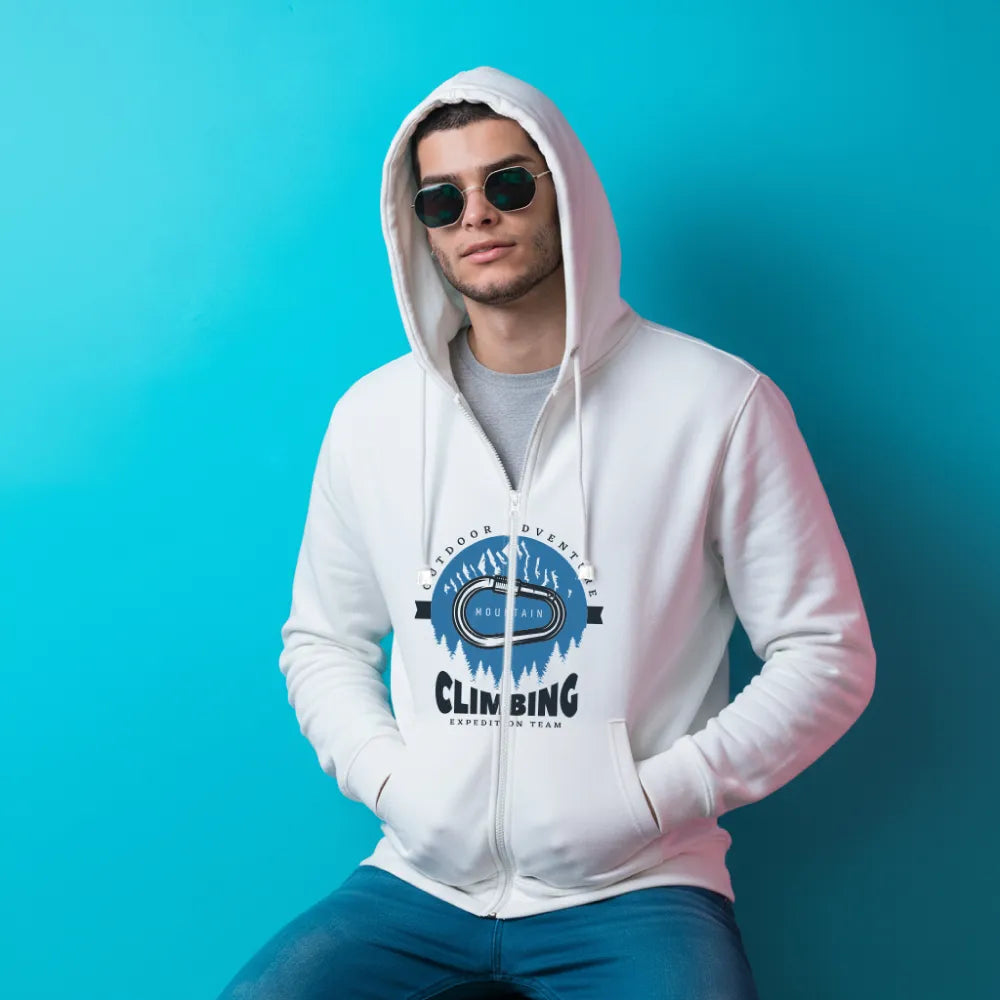Fleece Hoodies with Zipper in (S to 3XL) Sizes