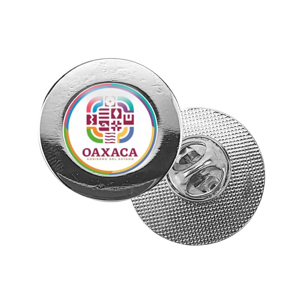 Round Logo Badges with Pin