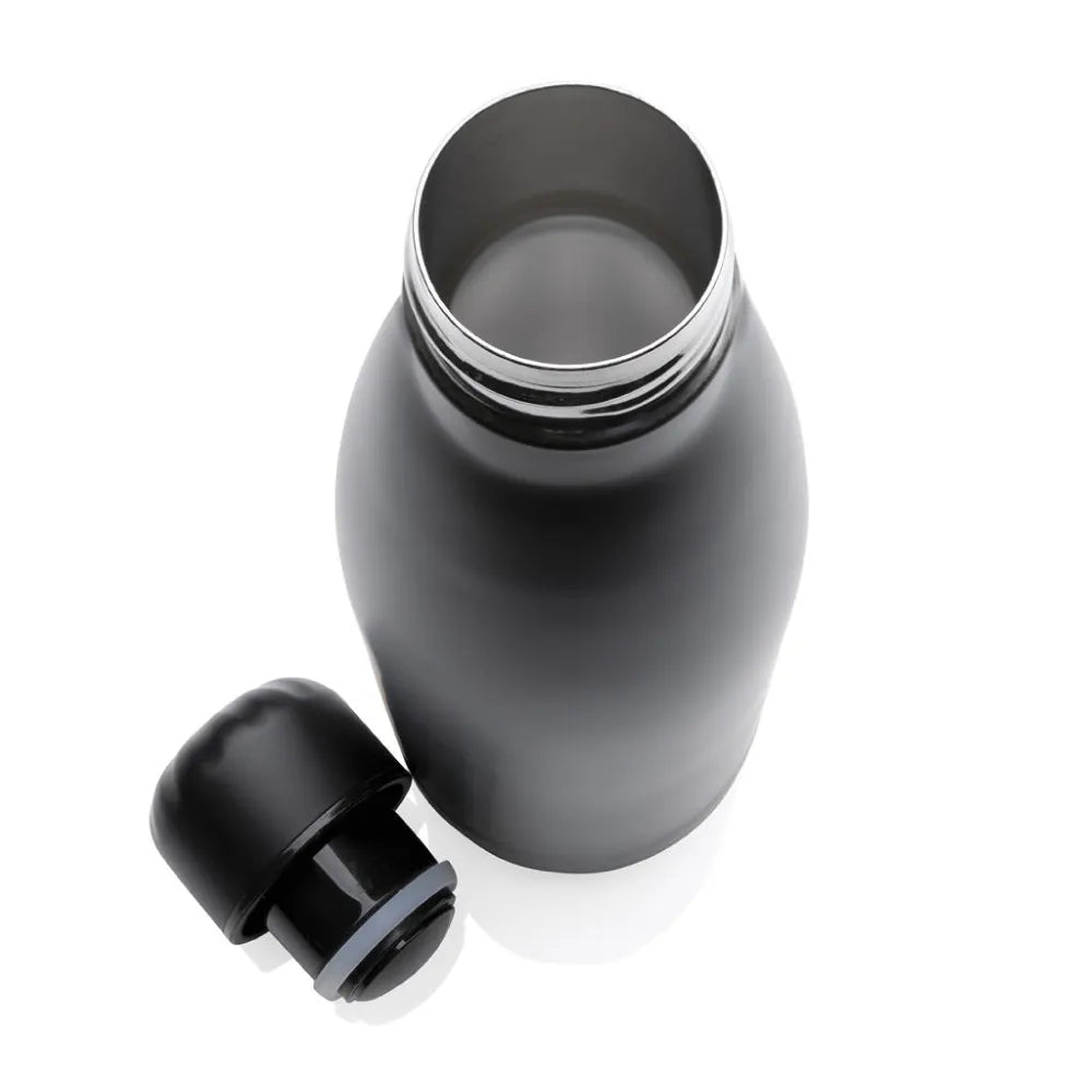 Premium Soft Touch Matt Cola Bottles in Stainless Steel 500ml