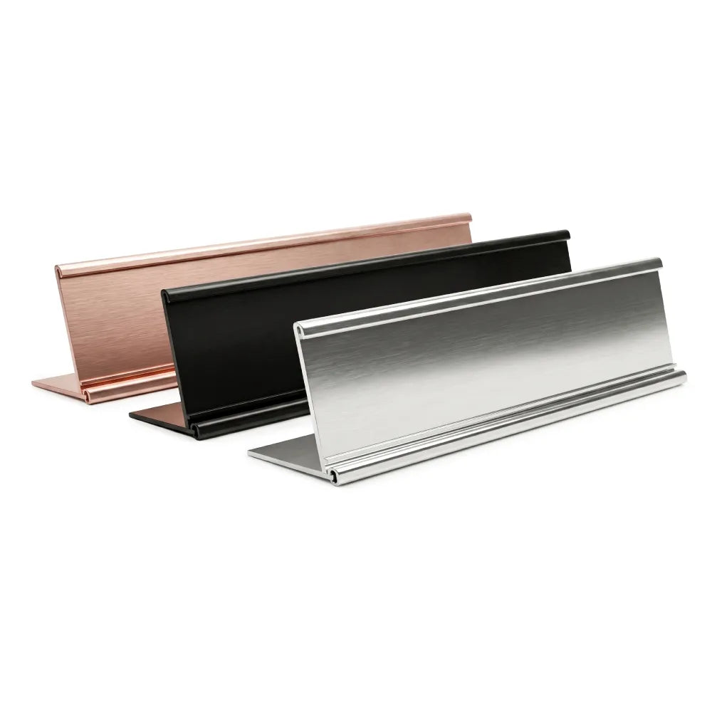 Aluminum Desk Sign Holders