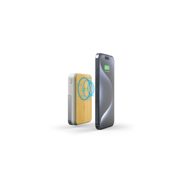 BAM POWER: 10,000mAh MagSafe Power Bank - Eco-Friendly Charging with 15W Wireless Capability