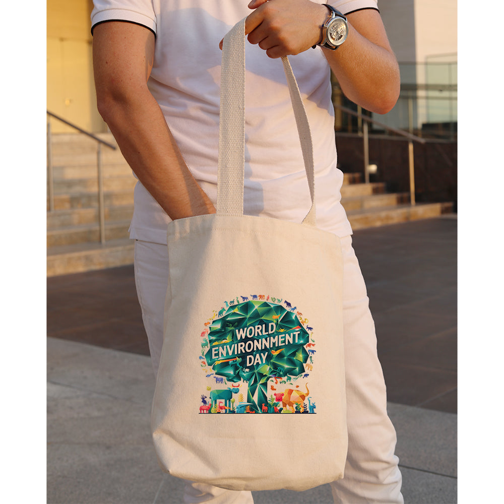 CANVAS TOTE - Durable Natural Fabric Tote Bag with Inside Pocket