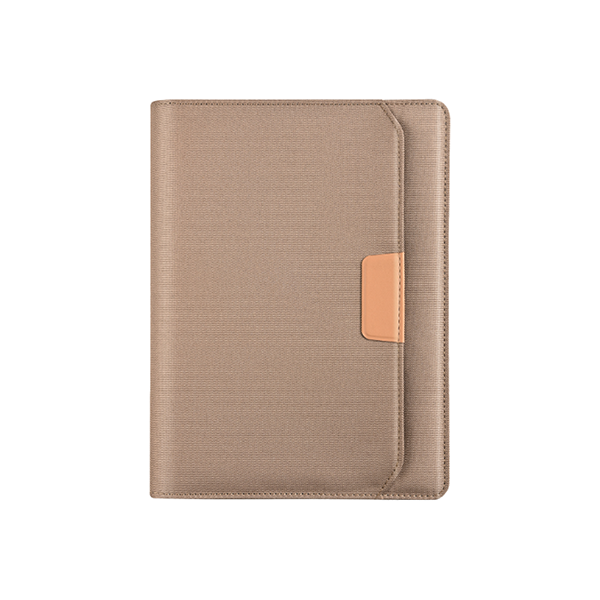 RPET B5 Portfolio - Notebook with Document Organizer and Zipper Closure