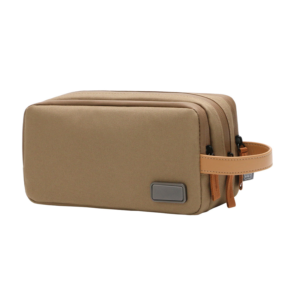 RPET HAMZA – Compact Water-Resistant Travel Pouch with Padded & Mesh Pockets for Organized Tech Accessories