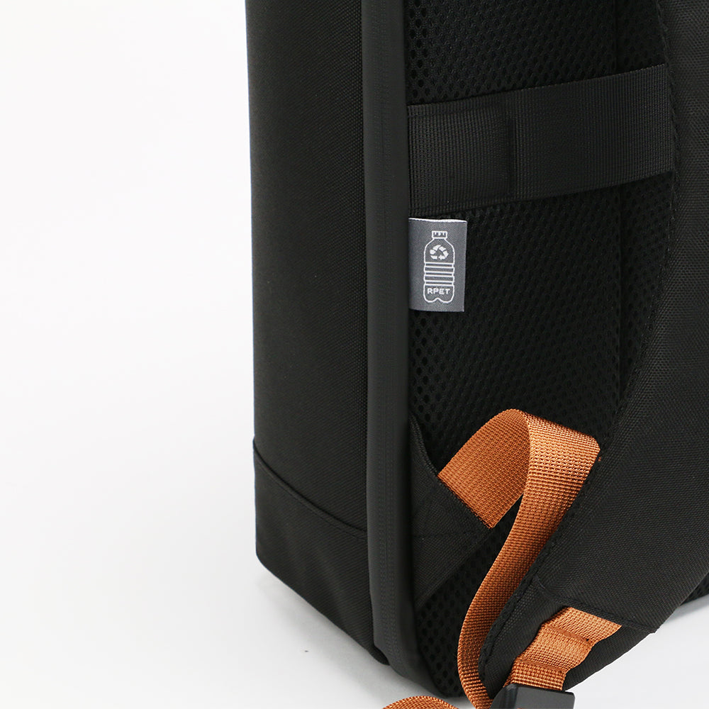 RPET BUSINESS PRO – Sleek Waterproof RPET Backpack with Padded 16” Laptop Compartment & Breathable Straps