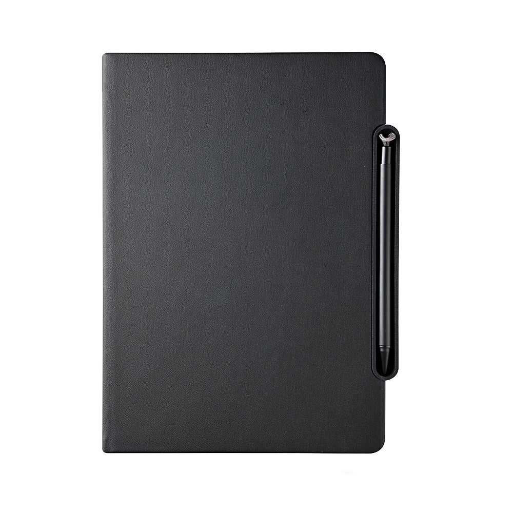 NOTECASE – A5 Recycled PU Notebook with 96 Sheets, Built-in Phone Stand & Ruler