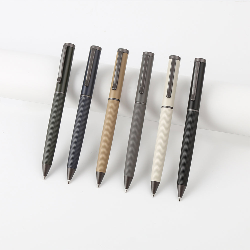 AGENDA PEN PLUS – Premium Stainless Steel & Copper Metal Pen with Smooth Blue Premec Ink
