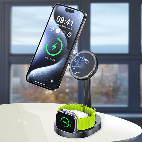 3n1 MagWIRELESS - All-in-One MagSafe Wireless Charger for Mobile, AirPods and Apple Watch
