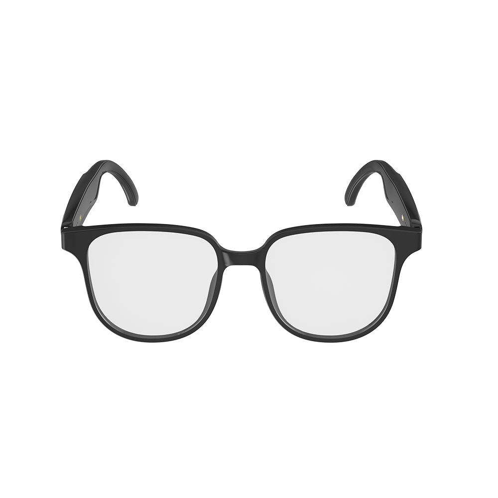 AI-GLASS – Smart Clear Glasses with AI Chat, Language Translation, Removable Prescription Lenses & Bluetooth Connectivity
