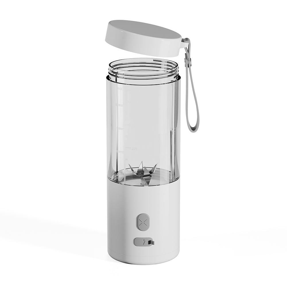 PORTABLE BLENDER – Powerful 450ML Rechargeable Mixer for Smoothies & On-the-Go Blending with Up to 18 Uses Per Charge
