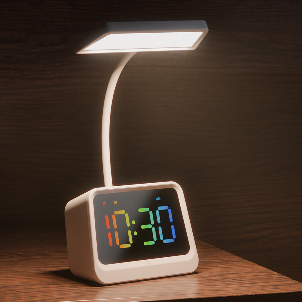 CLAMP – Multifunctional Bluetooth Speaker with 20-Hour Playtime, TWS, FM Radio, RGB Lighting & Phone Stand