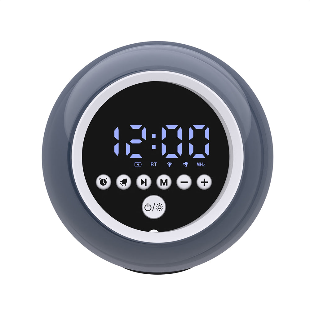 LUNA – Multifunctional Bluetooth Speaker with JL 5.3 Chip, RGB Ambient Light, Alarm Clock & Phone Stand