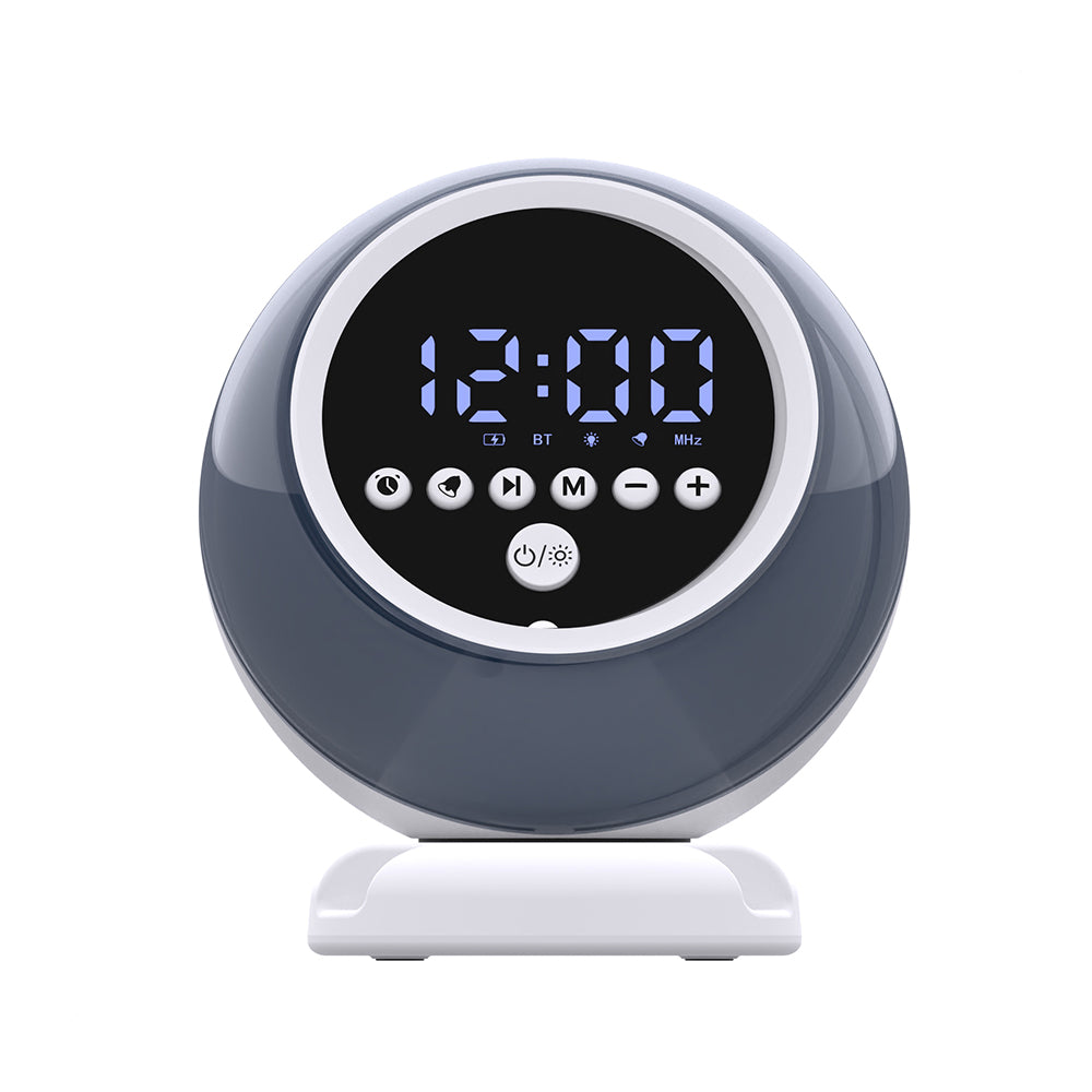LUNA – Multifunctional Bluetooth Speaker with JL 5.3 Chip, RGB Ambient Light, Alarm Clock & Phone Stand