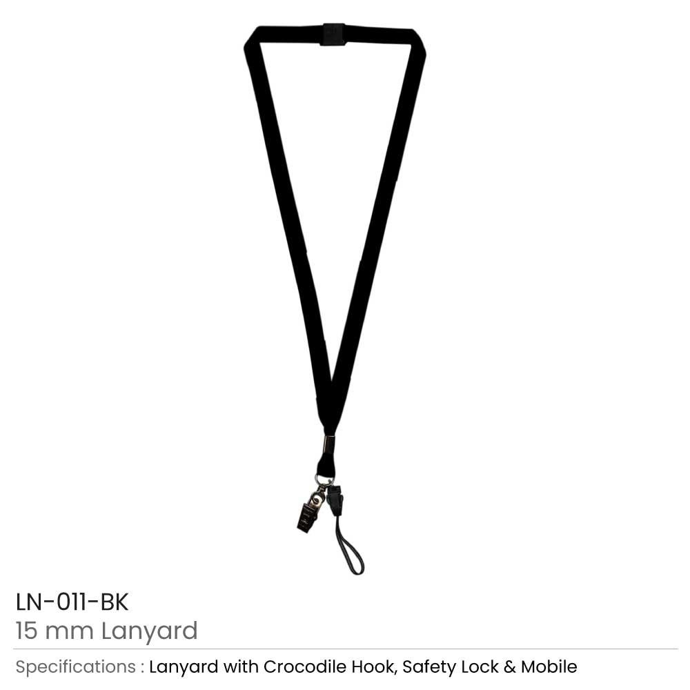 Lanyards with Crocodile Clip, Mobile Holders & Safety Lock