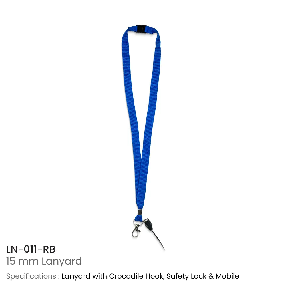 Lanyards with Crocodile Clip, Mobile Holders & Safety Lock