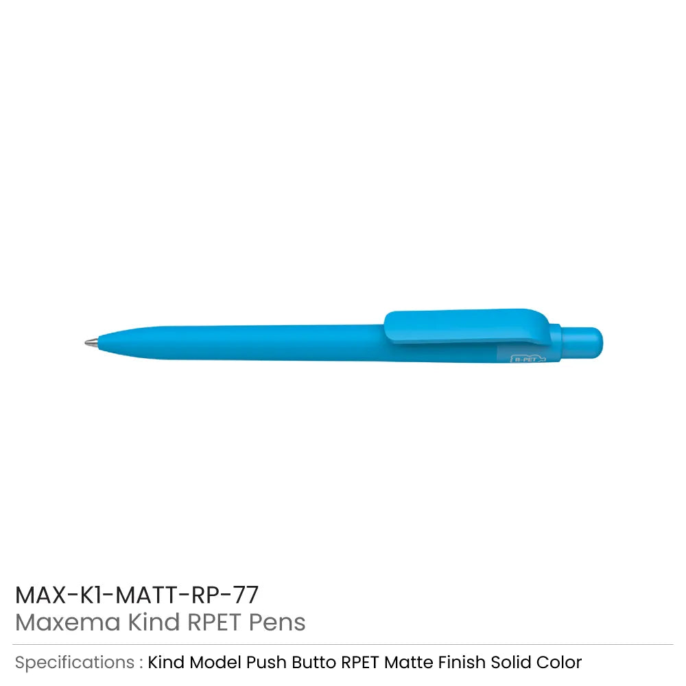 Maxema Kind rPET Pens, Matte Solid Color