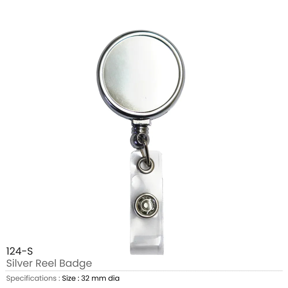 Round Metal Reel Badges