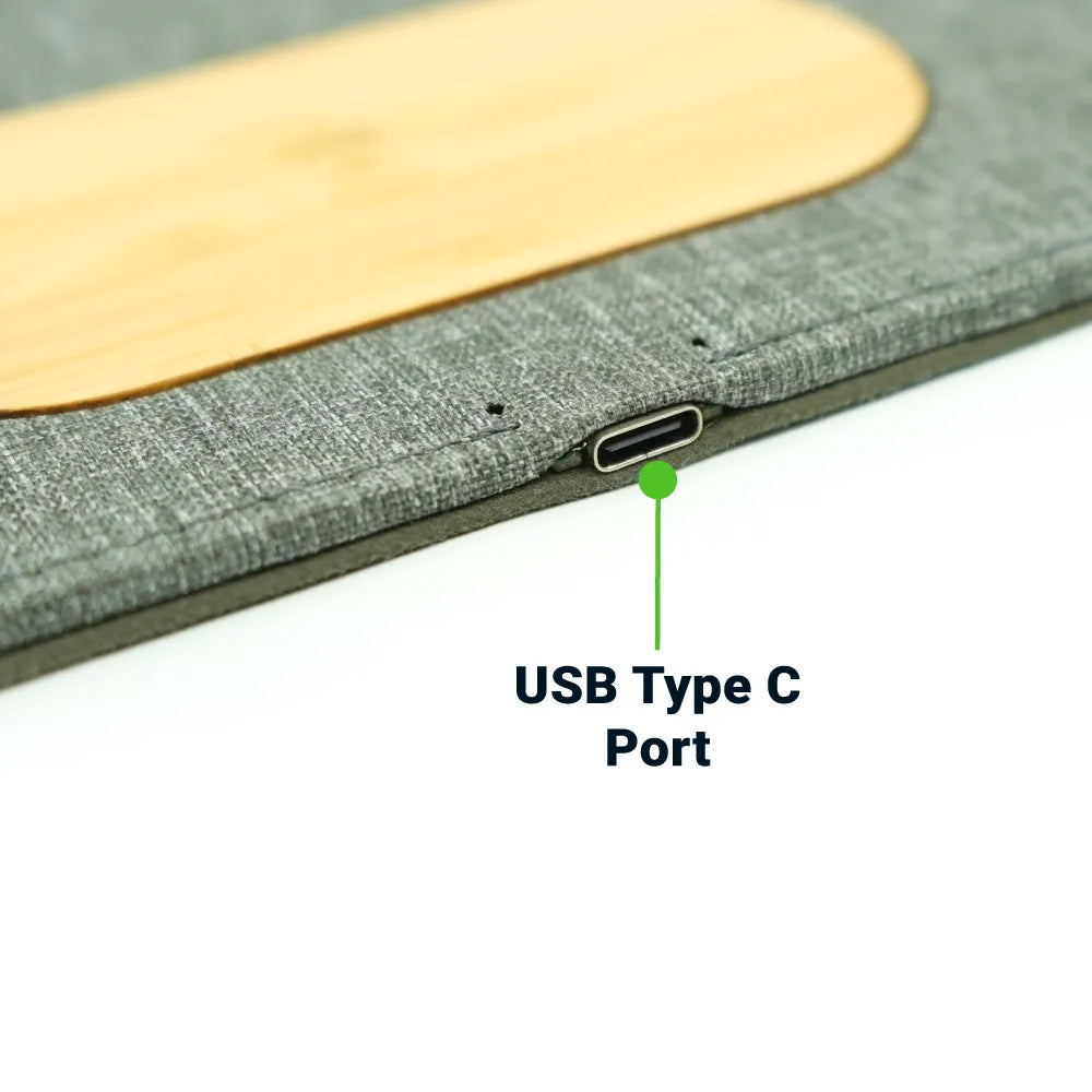 Multi-Function Mousepad, 15W Fast Wireless Charger & LED Logo