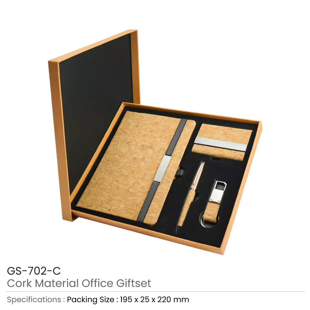 Office Gift Sets with Notebook, Pen, Card Holder, Keychain