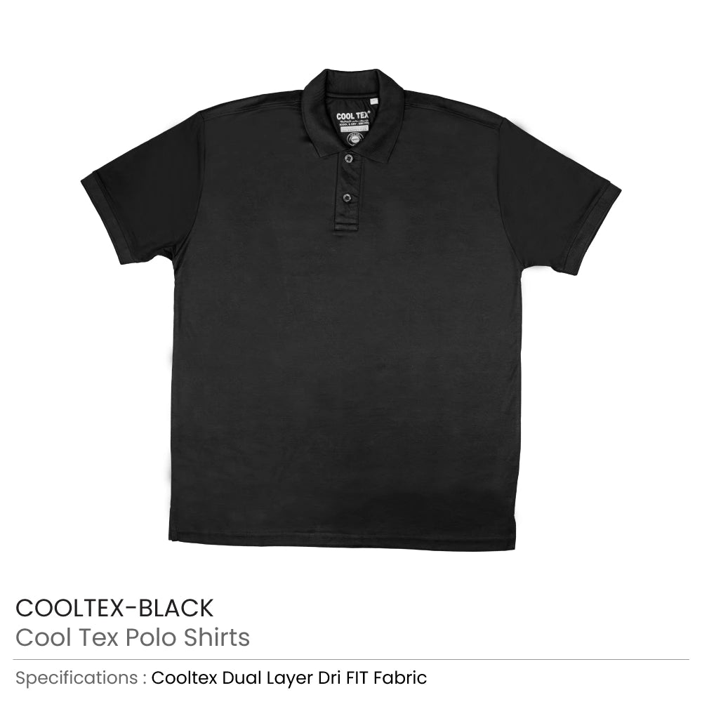 CoolTex Polo Shirts 100% Cotton Material 220GSM