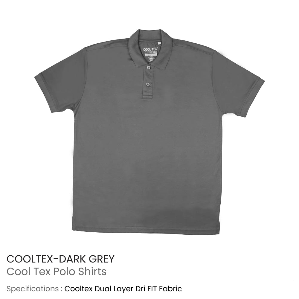 CoolTex Polo Shirts 100% Cotton Material 220GSM
