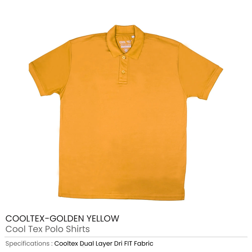 CoolTex Polo Shirts 100% Cotton Material 220GSM