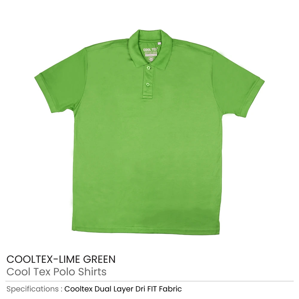 CoolTex Polo Shirts 100% Cotton Material 220GSM