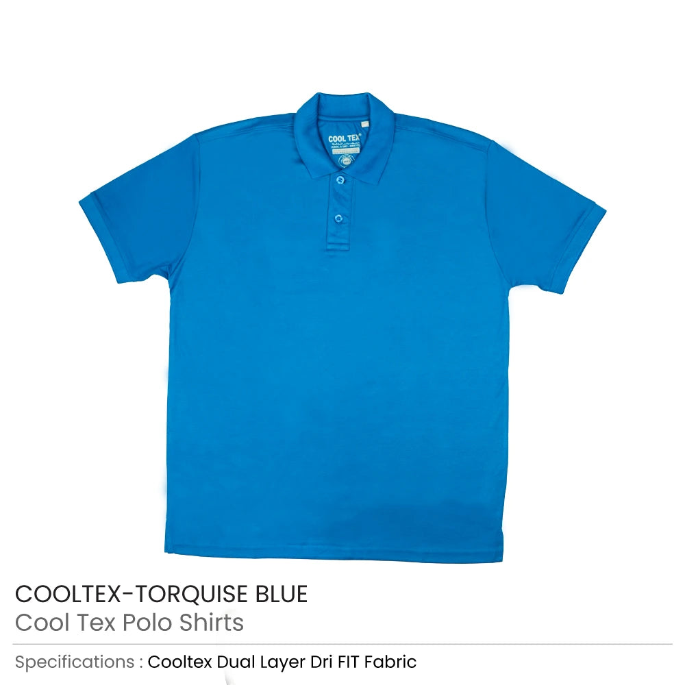CoolTex Polo Shirts 100% Cotton Material 220GSM