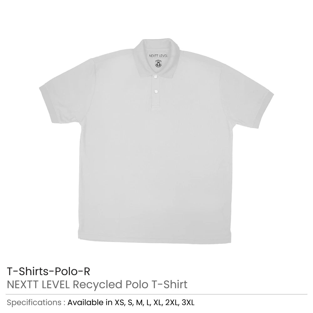NEXTT LEVEL Polo T-Shirts in 100% Recycled Material