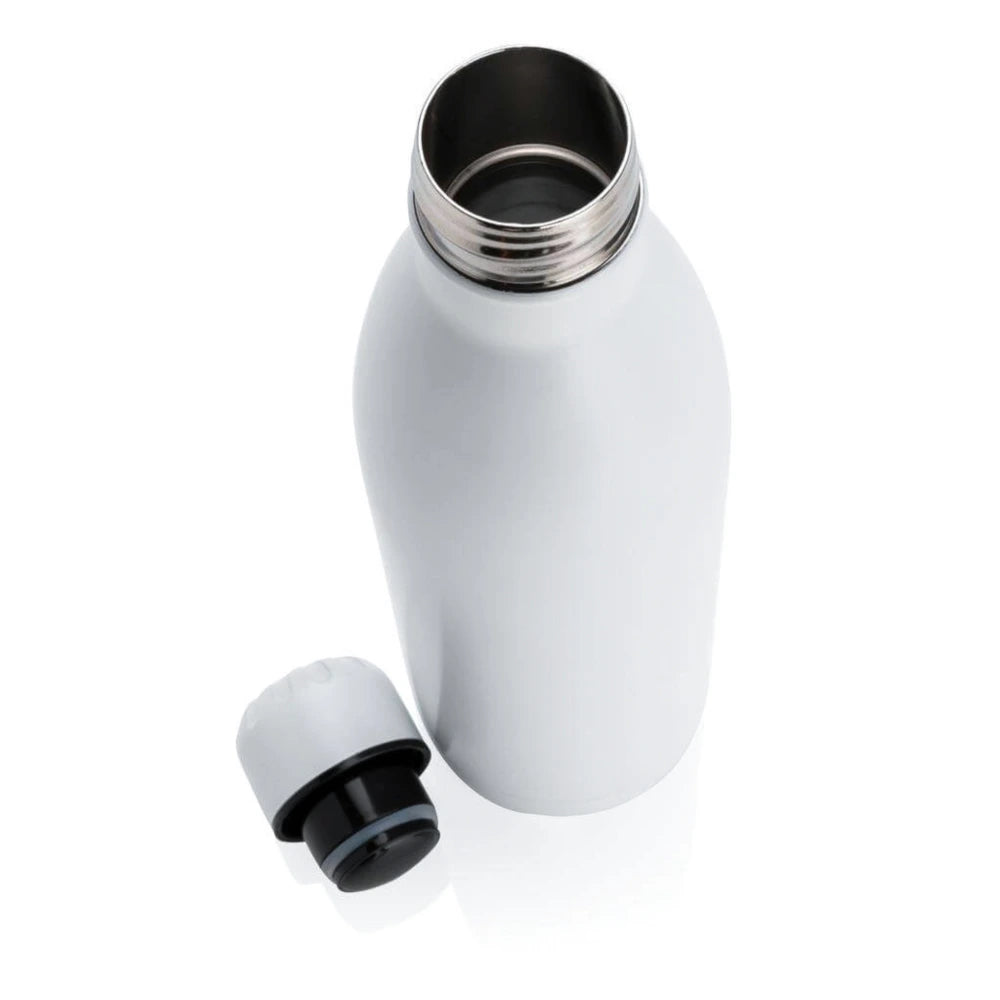 Premium Soft Touch Matt Cola Bottles in Stainless Steel 500ml