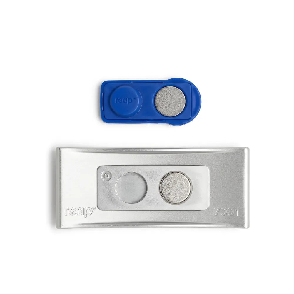 Reusable Insert Name Badges with Magnet Attachment