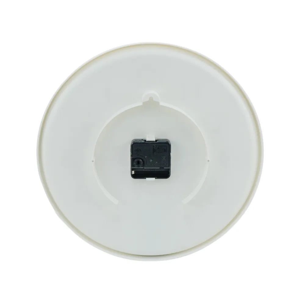 Round Analog Wall Clock Matte Finish White