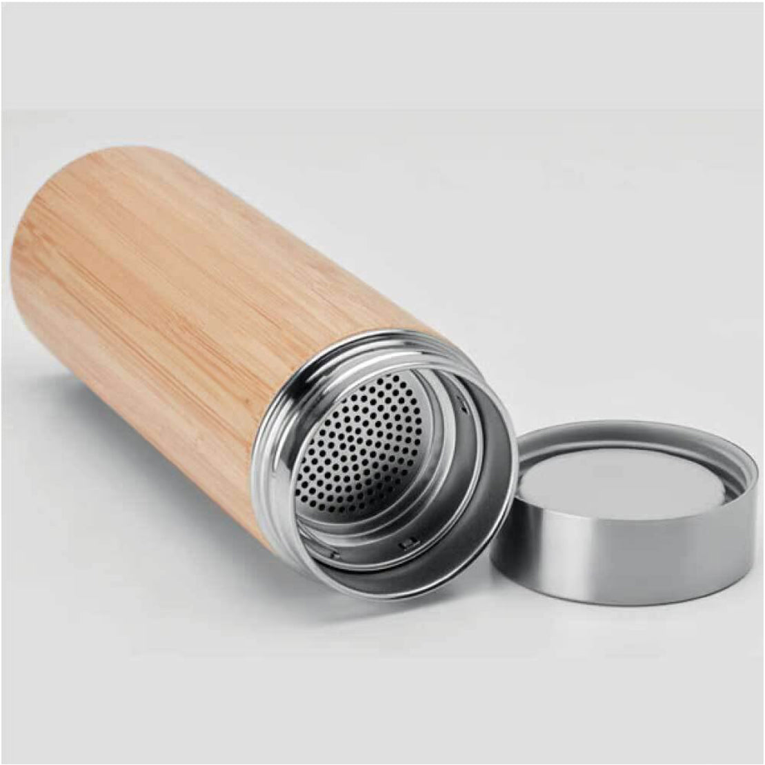 RIOLA-Stainless Steel Bamboo Flask