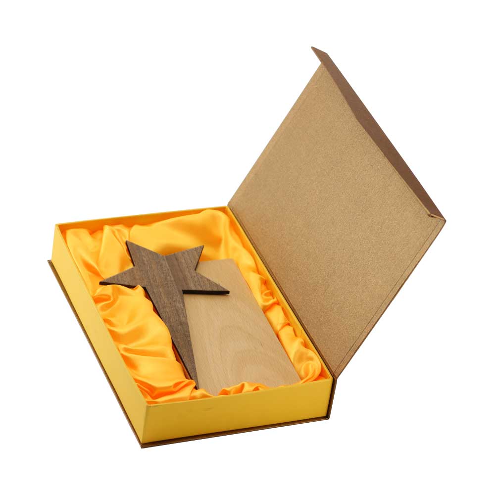 Star Design Wooden Trophy