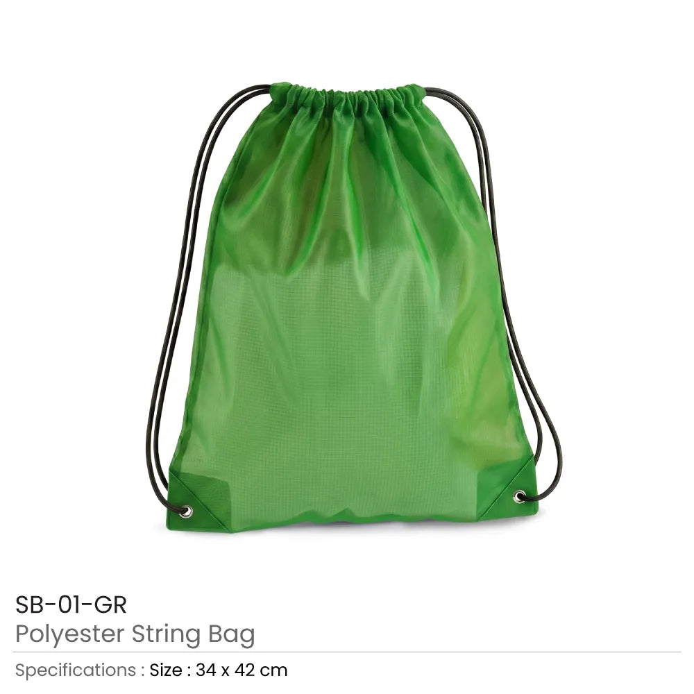 Promotional Drawstring Bags in High-Quality Polyester Material