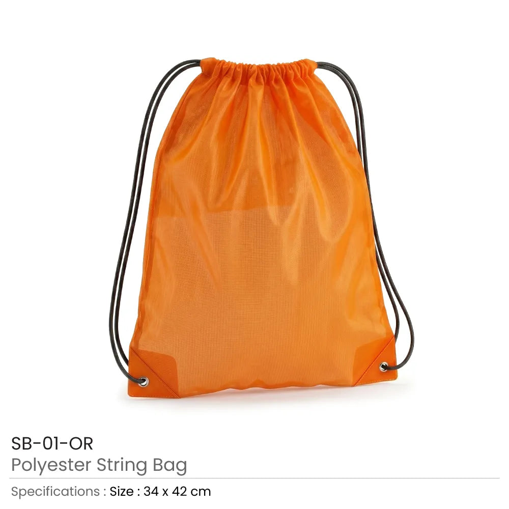 Promotional Drawstring Bags in High-Quality Polyester Material