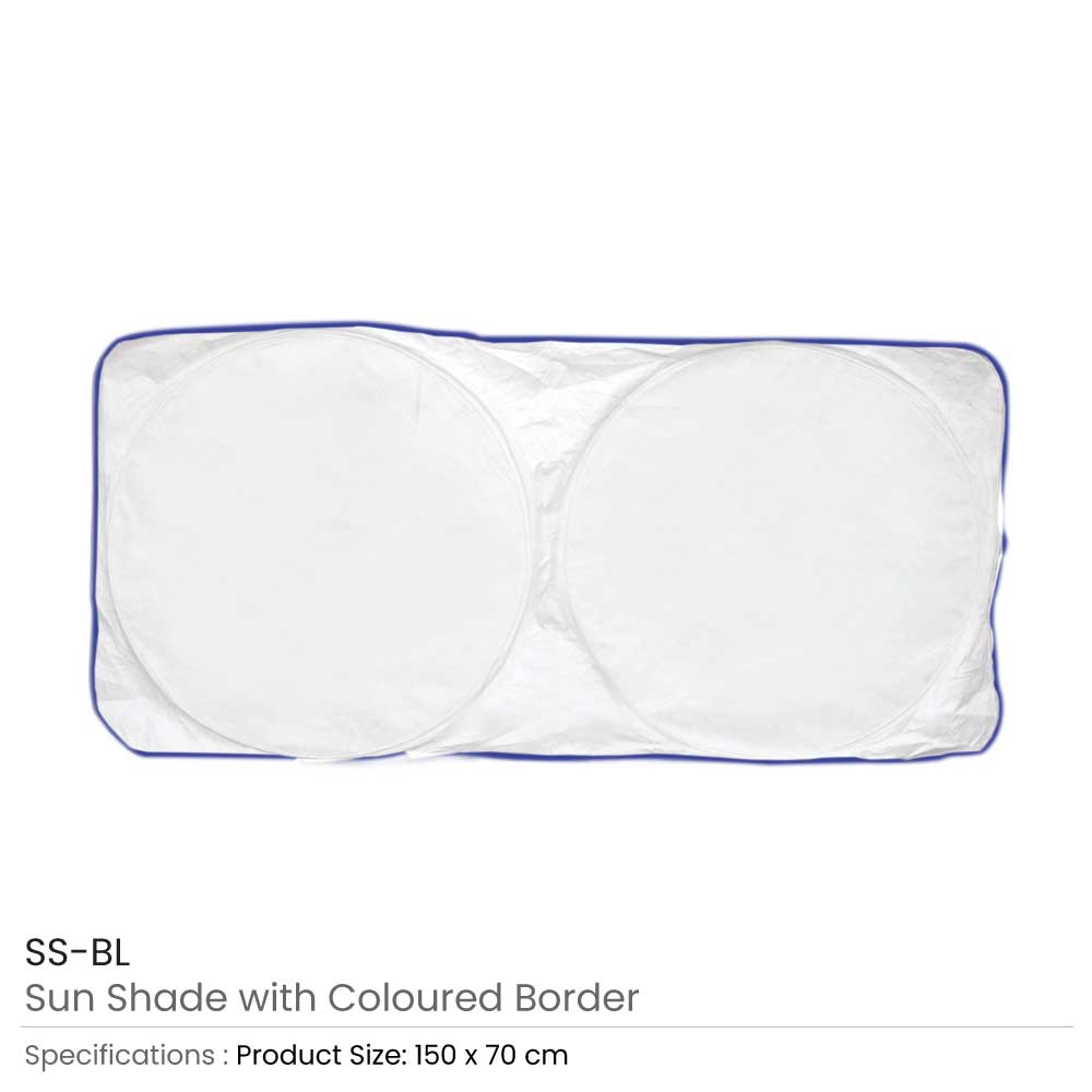 Sunshades for Cars in White Tyvek Material
