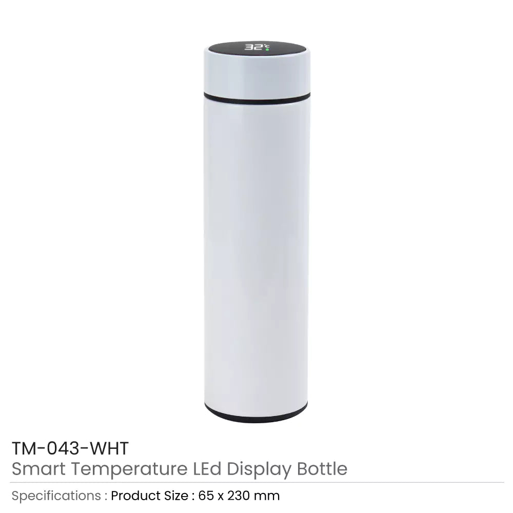 Double Wall Bottles with Temperature Display 500ml