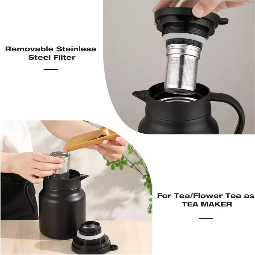 Arabic Tea & Coffee Pot with Cups Set 1000 ml