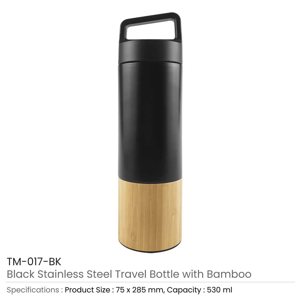 Travel Bottles with Bamboo