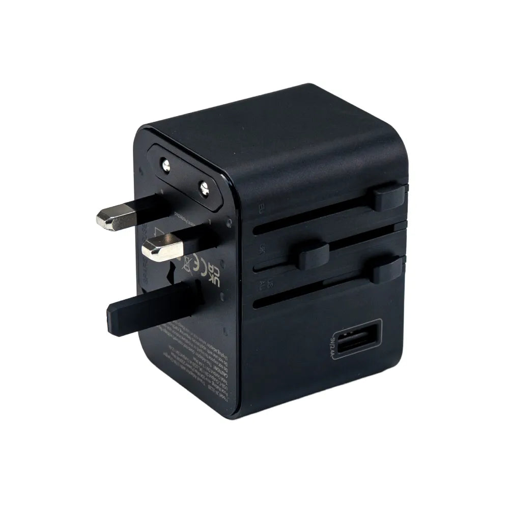 Universal Travel Adaptors, 17W, 2Type C+2USB+AC Port