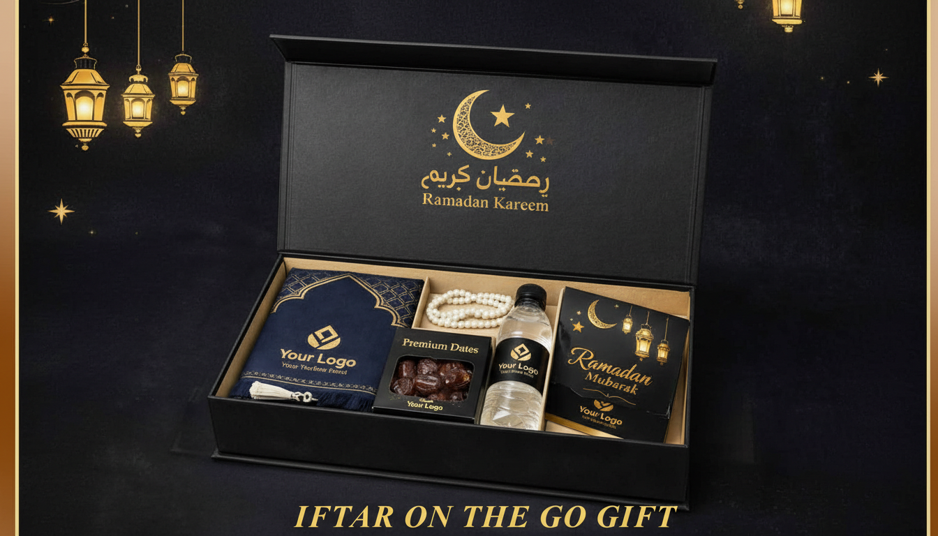 Iftar on the Go - Practical Ramadan Gift Set | Essential Prayer & Date Kit