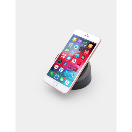 WIRELESS GO-ROUND - Adjustable 10W Fast Wireless Charger with LED Indicator