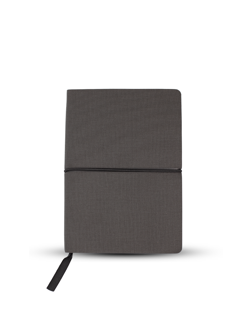 A5 SOFTY NOTEBOOK - Stylish PU Notebook with 100 Sheets and Elastic Closure