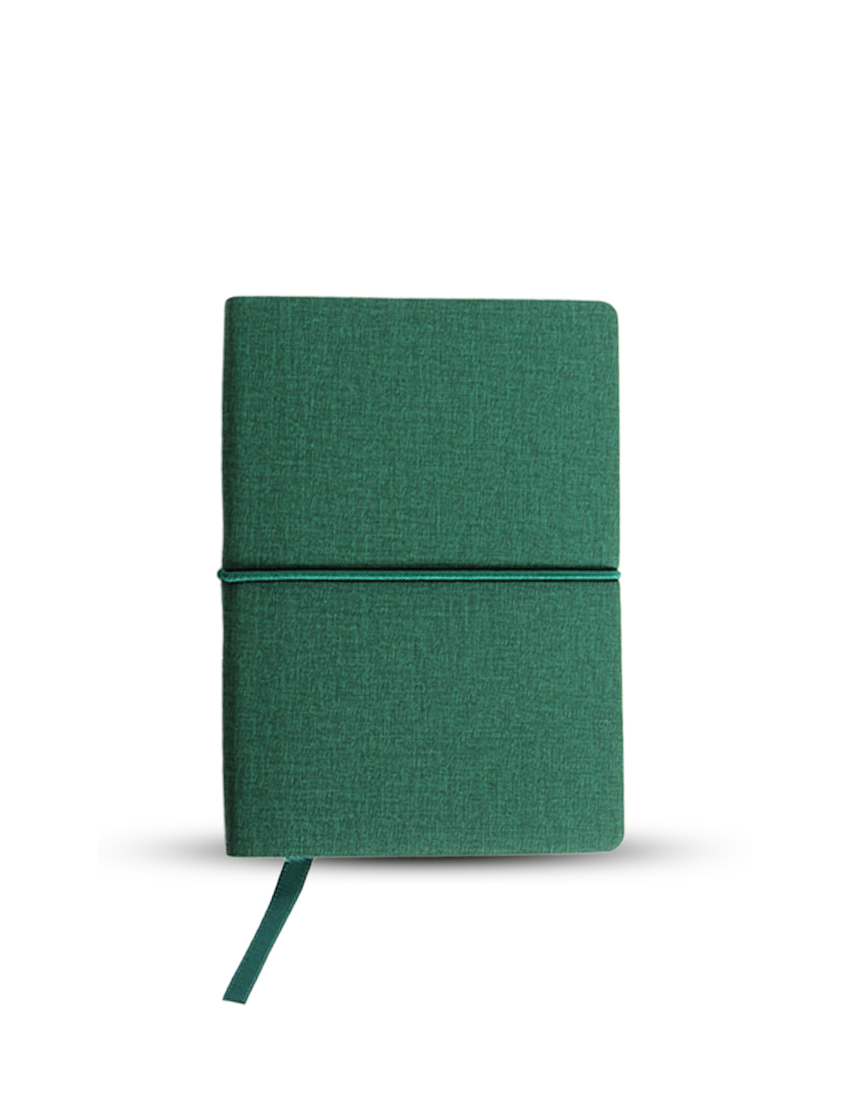A6 SOFTY NOTEBOOK - Stylish PU Notebook with Sticky Notes