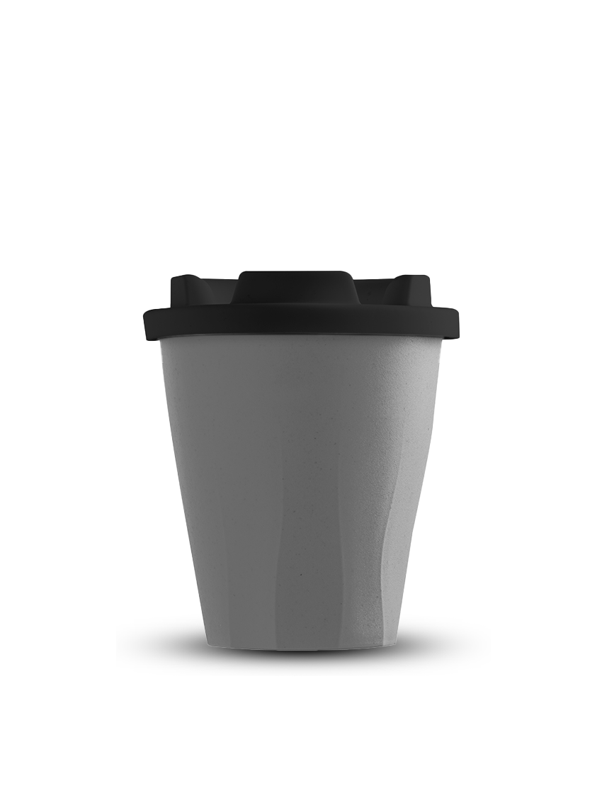 BAMCUP - 350ml Eco-Friendly Bamboo Fiber Drinking Cup with Silicone Cover
